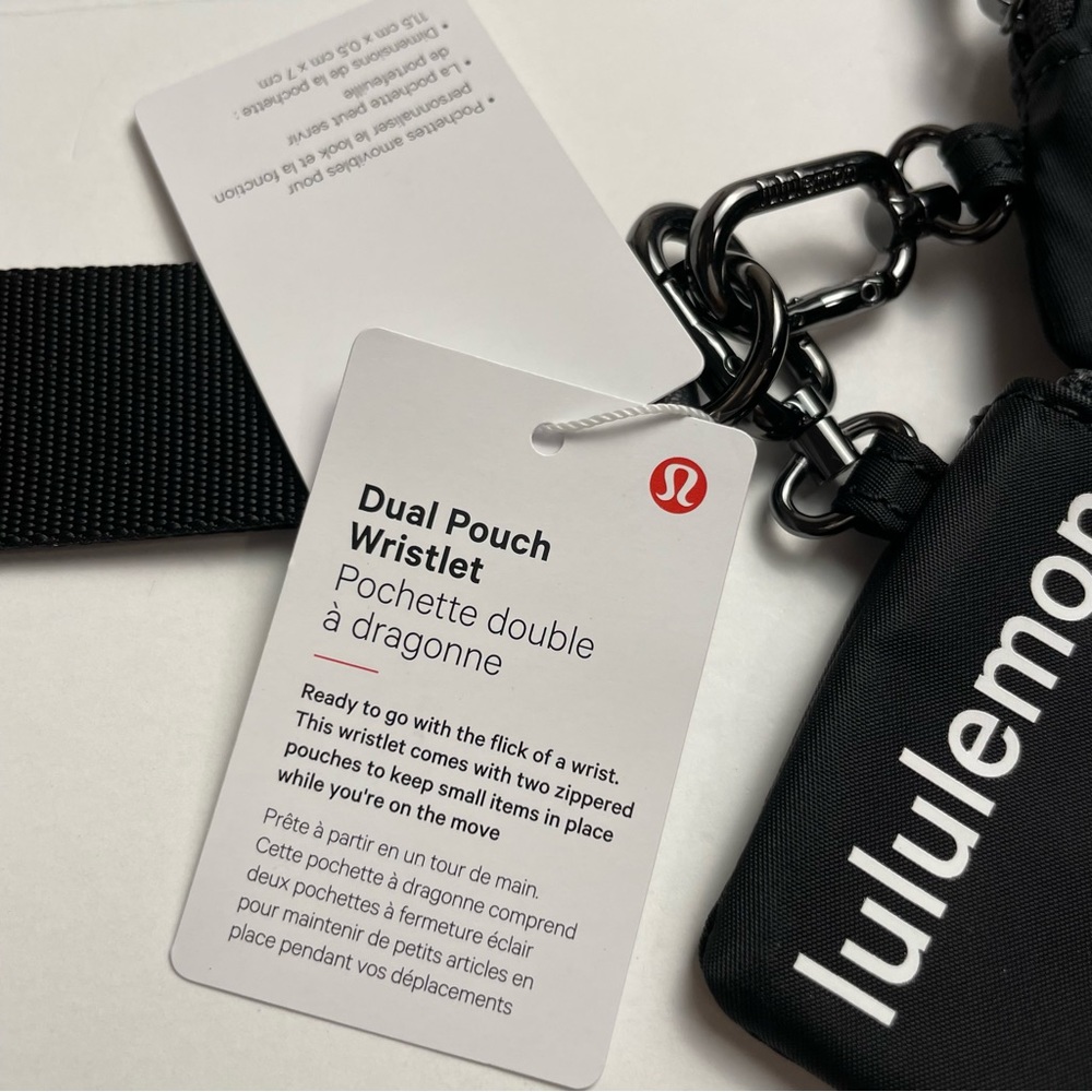Lululemon Dual Pouch Wristlet (Black) - Picture 2 of 15